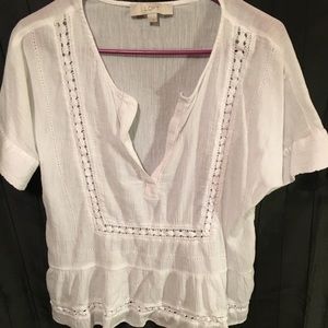 Ann Taylor loft summer blouse